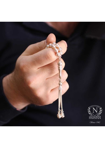 925 Gümüş 6 mm Top Tesbih