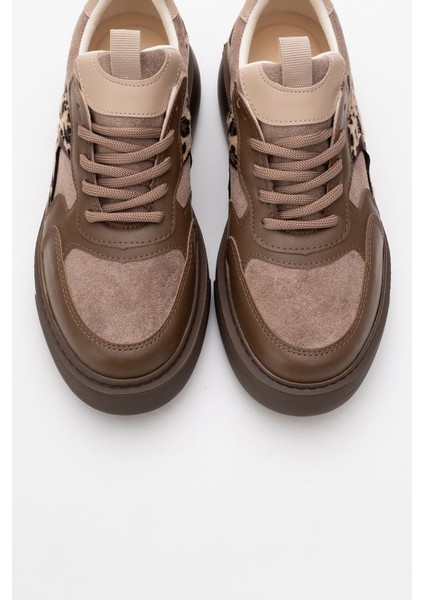 Aere Kahverengi Desenli Kadın Spor Ayakkabı fiyatları