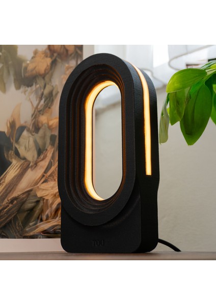 Modern Estetik LED Masa Lambası, Ahşap Katkılı Lamba, Ofis, Salon, Mutfak LED Masa Lambası, Modern Lamba, Siyah Lamba fiyatları