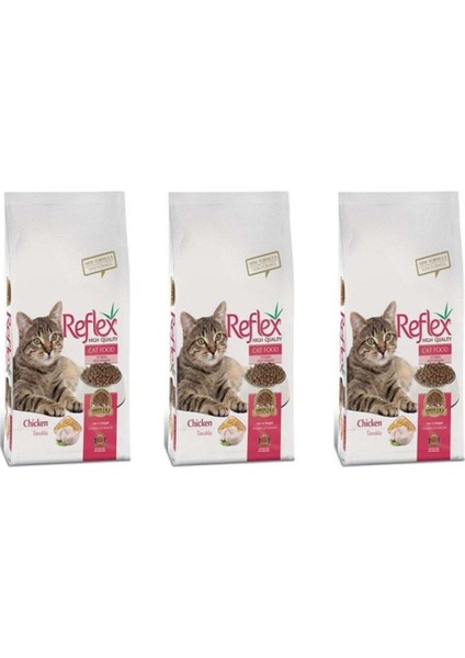 Tavuklu Yetişkin Kedi Maması 3 kg 3 Adet
