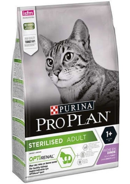 Kısırlaştırılmış Kedi Maması Hindili 10 kg