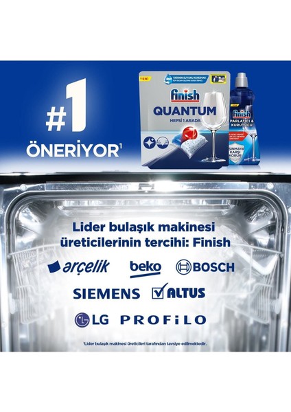 Quantum 120 Tablet Bulaşık Makinesi Deterjanı (40X3 Adet)