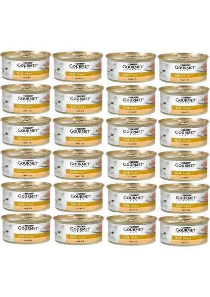 24 Adet Kıyılmış Hindi Etli Kedi Konservesi 85 gr