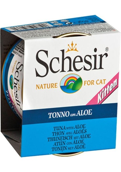 Kitten Ton Balıklı ve Aloeveralı Yavru Kedi Konservesi 85 gr