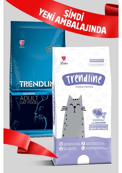 Somonlu Kedi Maması - 1 kg x 5 Adet