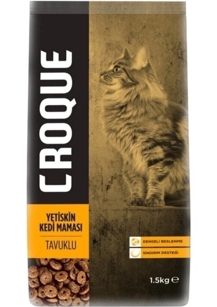 Croque Tavuklu Kedi Maması 1,5 kg