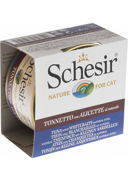 Ton ve Ringa Balıklı Yetişkin Kedi Konservesi 85 gr