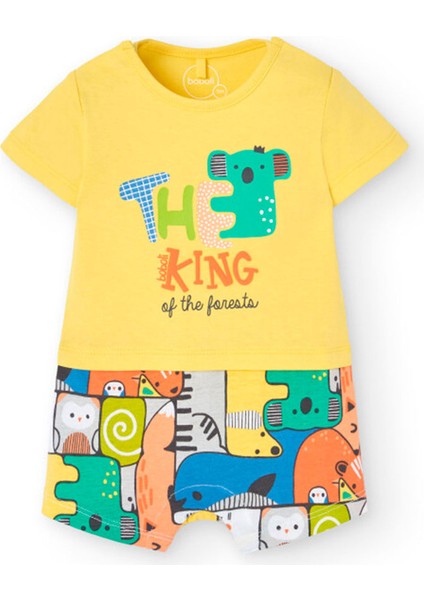 Erkek Newborn Kısa Tulum