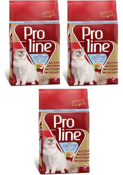 Proline Balikli Kedi Mamasi 500 gr 3 Adet