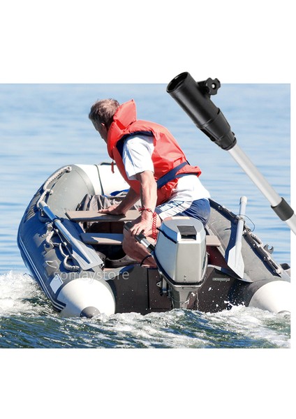 Marine Tekne Dıştan Takma Motor Uzatması Alüminyum Teleskopik 60-100cm 25-1/2” 40”