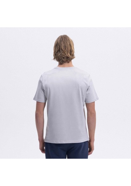 EM459-SGR Bisiklet Yaka Erkek T-Shirt - Gri