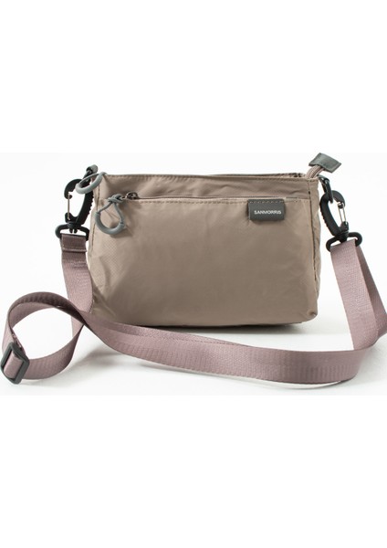 Kadın 3 Bölmeli Paraşüt Kumaş Ayarlanabilir Çapraz Askılı Çanta