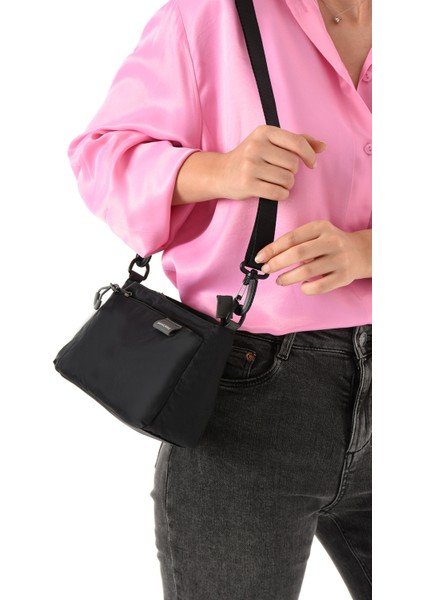 Kadın 3 Bölmeli Paraşüt Kumaş Ayarlanabilir Çapraz Askılı Çanta fırsatları