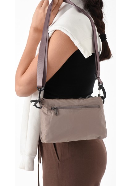 Kadın 4 Bölmeli Paraşüt Kumaş Ayarlanabilir Çapraz Askılı Çanta fiyatları