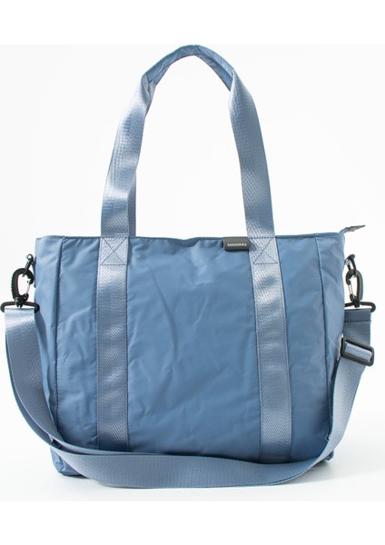 Kadın Suya Dayanıklı Paraşüt Kumaş 2 Bölmeli Ayarlanabilir Çapraz Askılı Tote Çanta