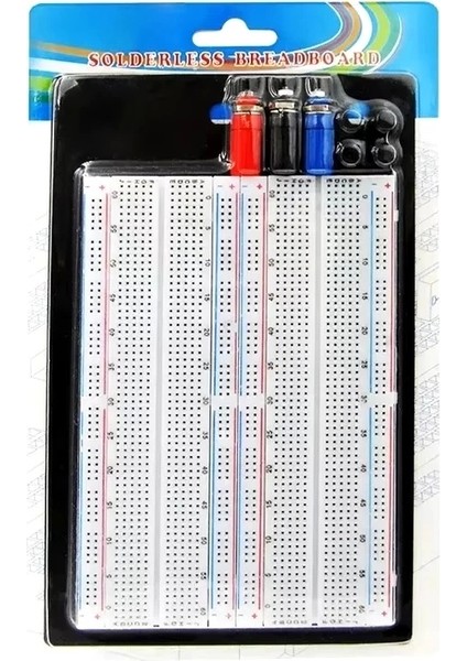 SYB-1660 Ikili Bread Board 1660 Nokta Elektronik Prototip Devre