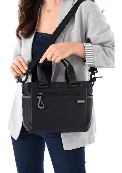 Kadın 4 Gözlü Desenli Paraşüt Kumaş Ayarlanabilir Çapraz Askılı El Ve Omuz Çantası fiyatları