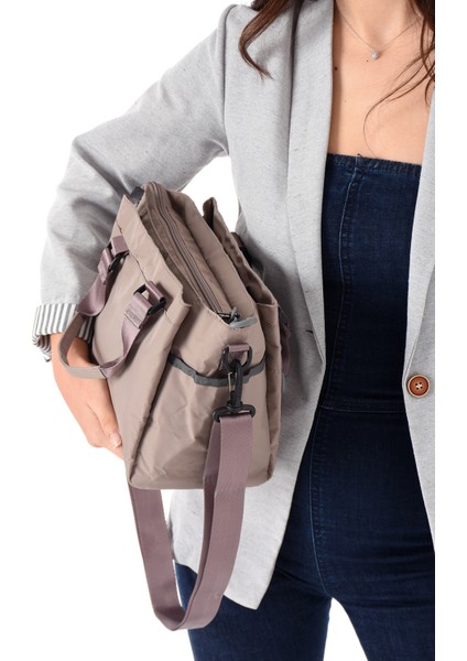 Kadın 4 Gözlü Desenli Paraşüt Kumaş Ayarlanabilir Çapraz Askılı El Ve Omuz Çantası fiyatları