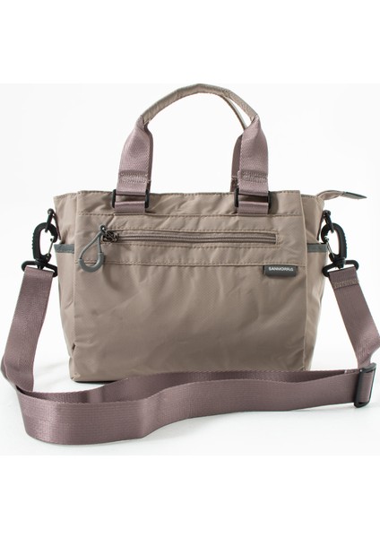 Kadın 4 Gözlü Desenli Paraşüt Kumaş Ayarlanabilir Çapraz Askılı El Ve Omuz Çantası