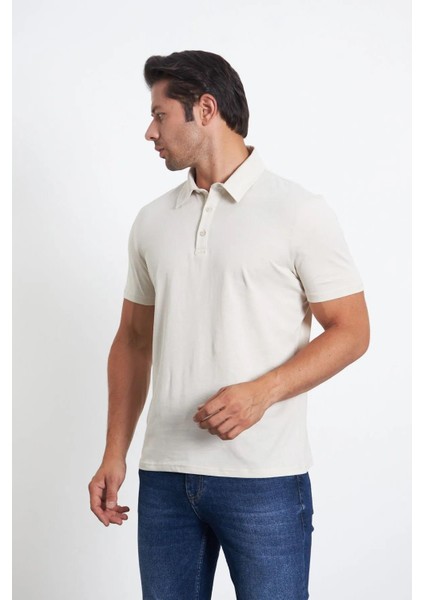 Gömlek Yaka Kısa Kol Erkek Tişört modelleri