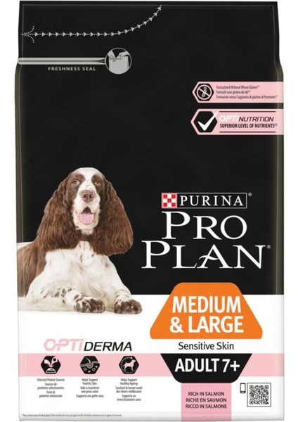 Pro Plan Senior 7+ Sensitive Somonlu Yaşlı Köpek Maması 14 kg