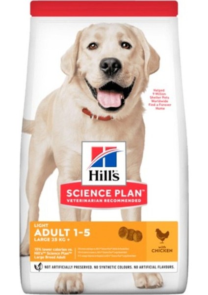 Light Büyük Irk Tavuklu Yetişkin Köpek 14 kg