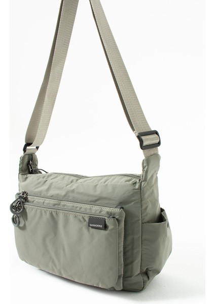 Kadın 3 Gözlü Paraşüt Kumaş Ayarlanabilir Çapraz Askılı Çanta