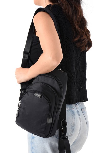 Unisex Paraşüt Kumaş Suya Dayanıklı 3 Bölmeli Çapraz Ve Sırtlık Askılı Body Bag fiyatları