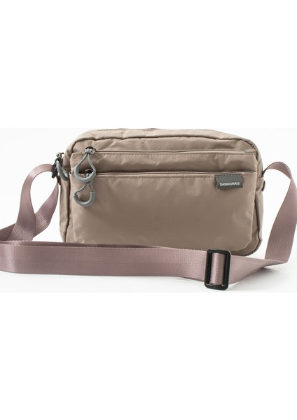 Kadın 3 Gözlü Paraşüt Kumaş Ayarlanabilir Çapraz Askılı Çanta