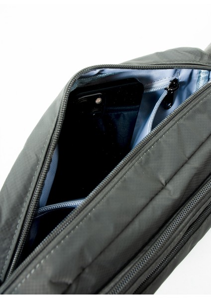 Kadın 3 Gözlü Paraşüt Kumaş Ayarlanabilir Çapraz Askılı Çanta