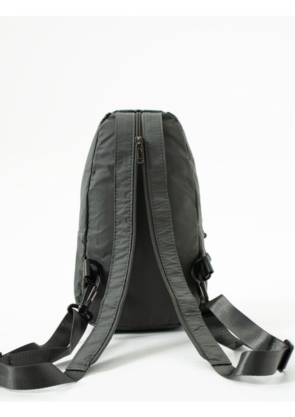 Unisex Paraşüt Kumaş Suya Dayanıklı 3 Bölmeli Çapraz Ve Sırtlık Askılı Body Bag