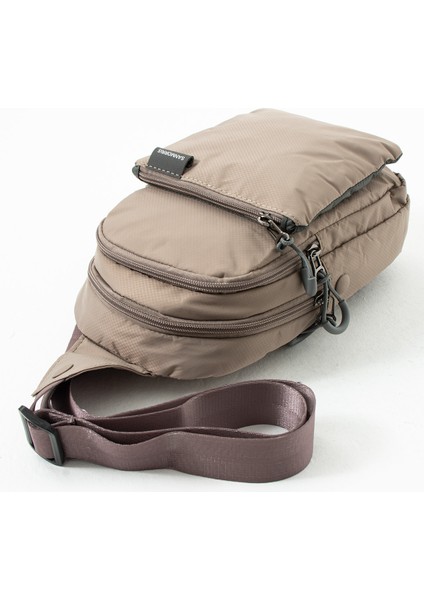 Unisex Kırinkıl Kumaş Suya Dayanıklı Çok Bölmeli Body Bag