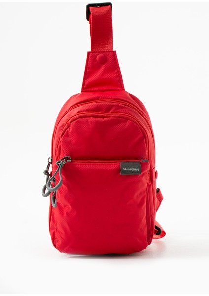 Unisex Paraşüt Kumaş Suya Dayanıklı 4 Bölmeli Body Bag