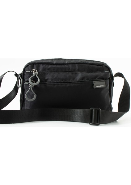 Kadın 3 Gözlü Paraşüt Kumaş Ayarlanabilir Çapraz Askılı Çanta