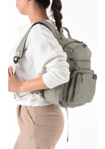 Unisex Suya Dayanıklı Paraşüt Kumaş 4 Bölmeli Laptop Bölmeli Seyahat Ve Okul Çantası indirimleri