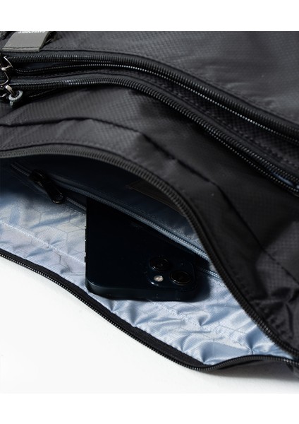 Kadın 3 Gözlü Paraşüt Kumaş Ayarlanabilir Çapraz Askılı Çanta