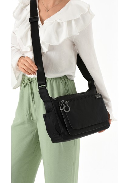 Kadın 3 Gözlü Paraşüt Kumaş Ayarlanabilir Çapraz Askılı Çanta fiyatları