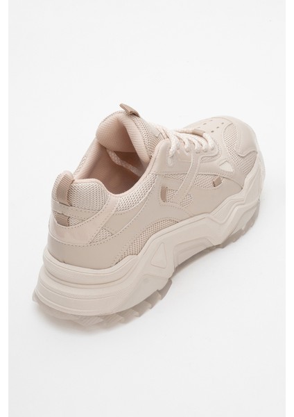 Lecce Bej Cilt Kadın Spor Ayakkabı indirimleri