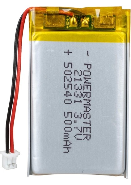 3.7 Volt 500 Mah Lityum Polimer Pil