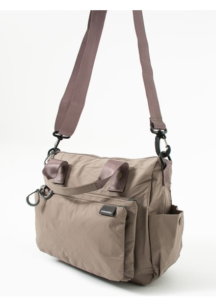 Kadın 4 Bölmeli Paraşüt Kumaş Ayarlanabilir Çapraz Askılı El Ve Omuz Çantası