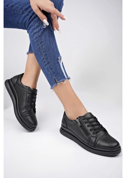 Hakiki Deri Kadın Anatomik Deri Casual Ayakkabı TRC179-8635