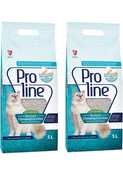 5 Lt x 2 Adet Marsilya Sabunlu Kedi Kumu Set Promosyonlu