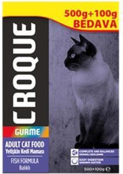 Croque Tavuklu Yetişkin Kedi Maması 500 100G