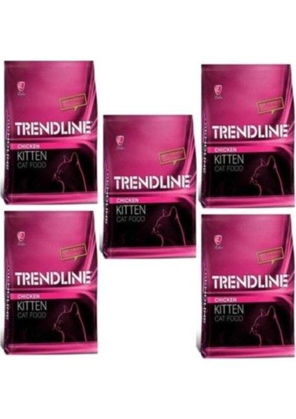 Kitten Tavuklu Yavru Kedi Maması 1 kg X5 Adet