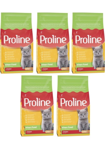 Tavuklu Kitten Yavru Kedi Maması 5x1.2 kg