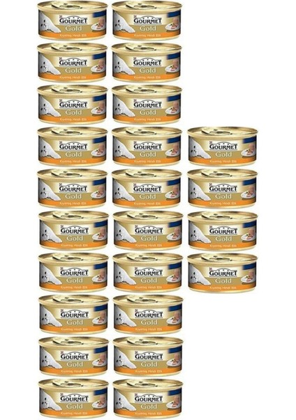 Gourmet Gold Kıyılmış Hindi Etli Kedi Konservesi 85 gr x 24 Lü Avantajlı Paket