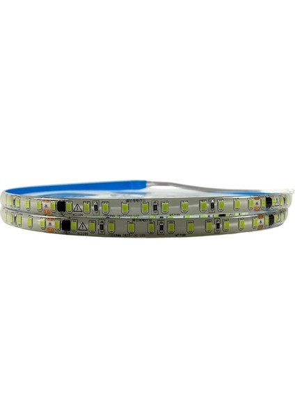 220 Volt Dim Edilebilir Şerit Led 10 Cm De Kesilebilir M/120 Led Yeşil 5M İP65
