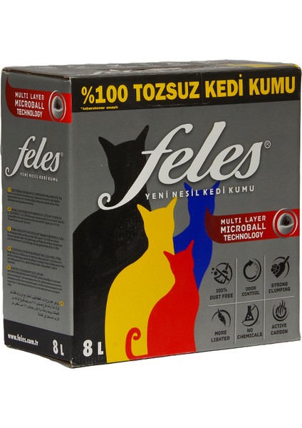 Tozsuz Kedi Kumu 8 LT
