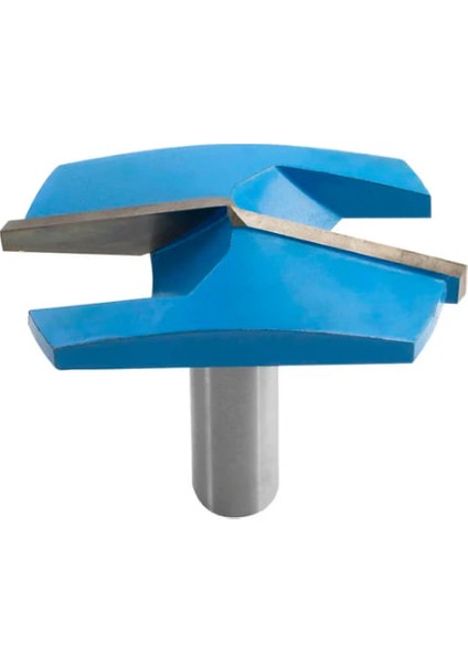 Ahşap Freze Bıçağı 09-60021012V140 Kavisli V-Yivli 140 Derece Freze Ucu Sap 12 mm