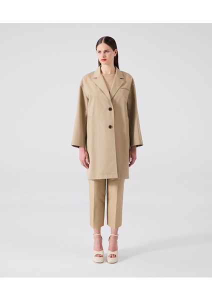 Çift Düğmeli Pardösü MW6240011003030